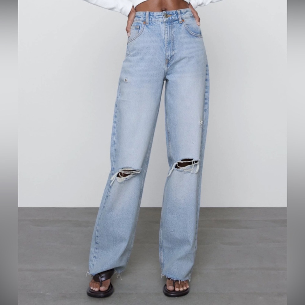 Zara wide leg jeans